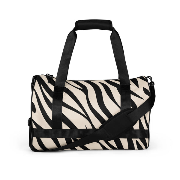 Zebra Print Gym Bag