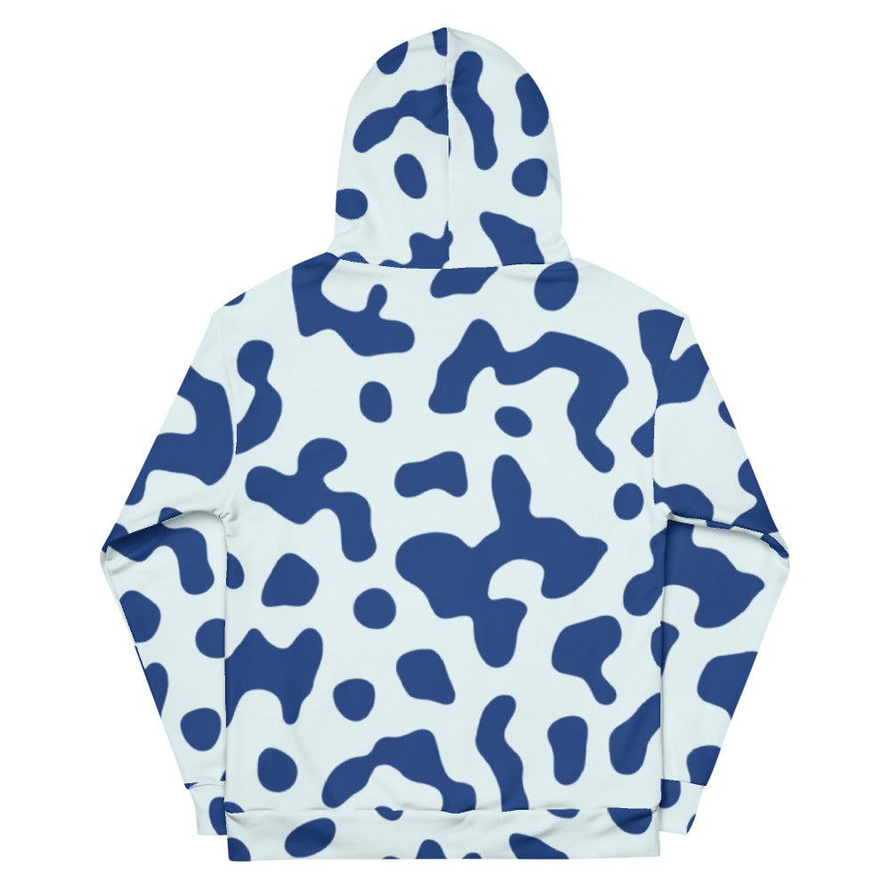 Abstract Blue Hoodie
