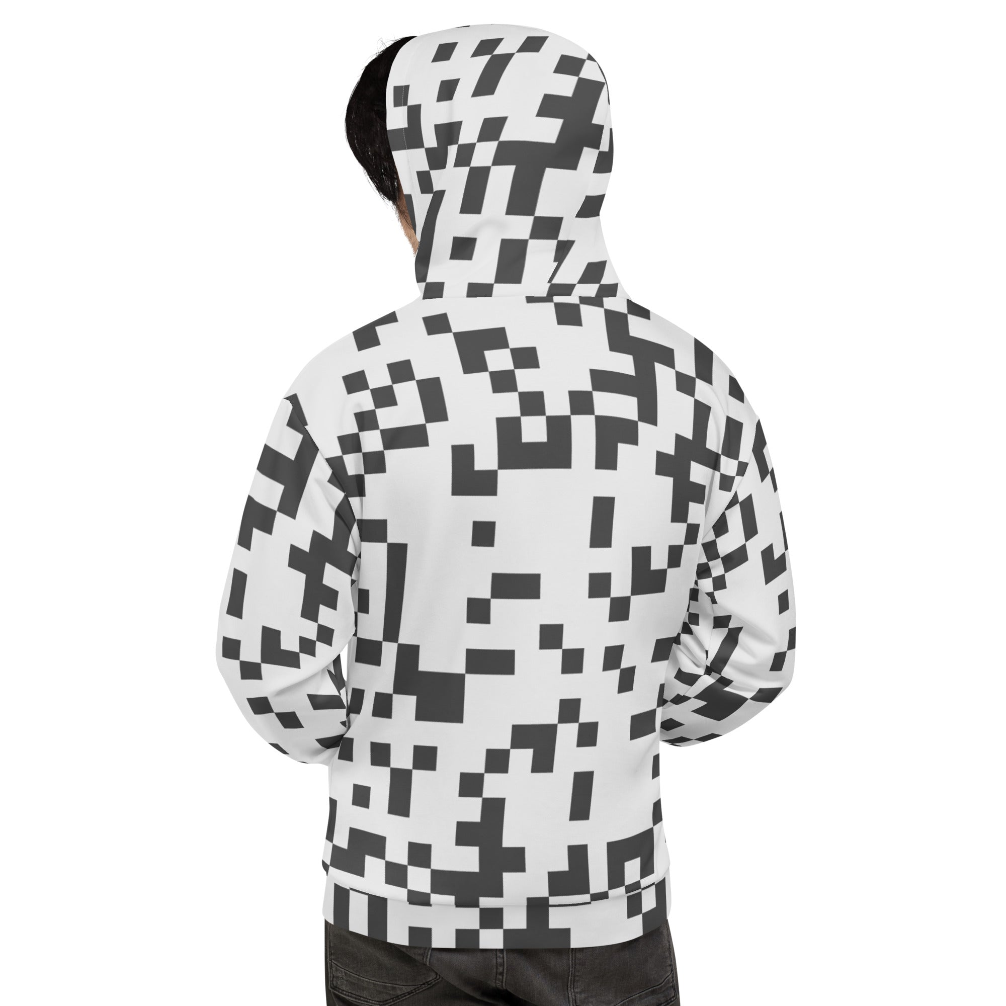 Pixelated Crypto Hoodie