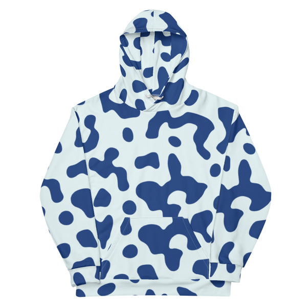 Abstract Blue Hoodie