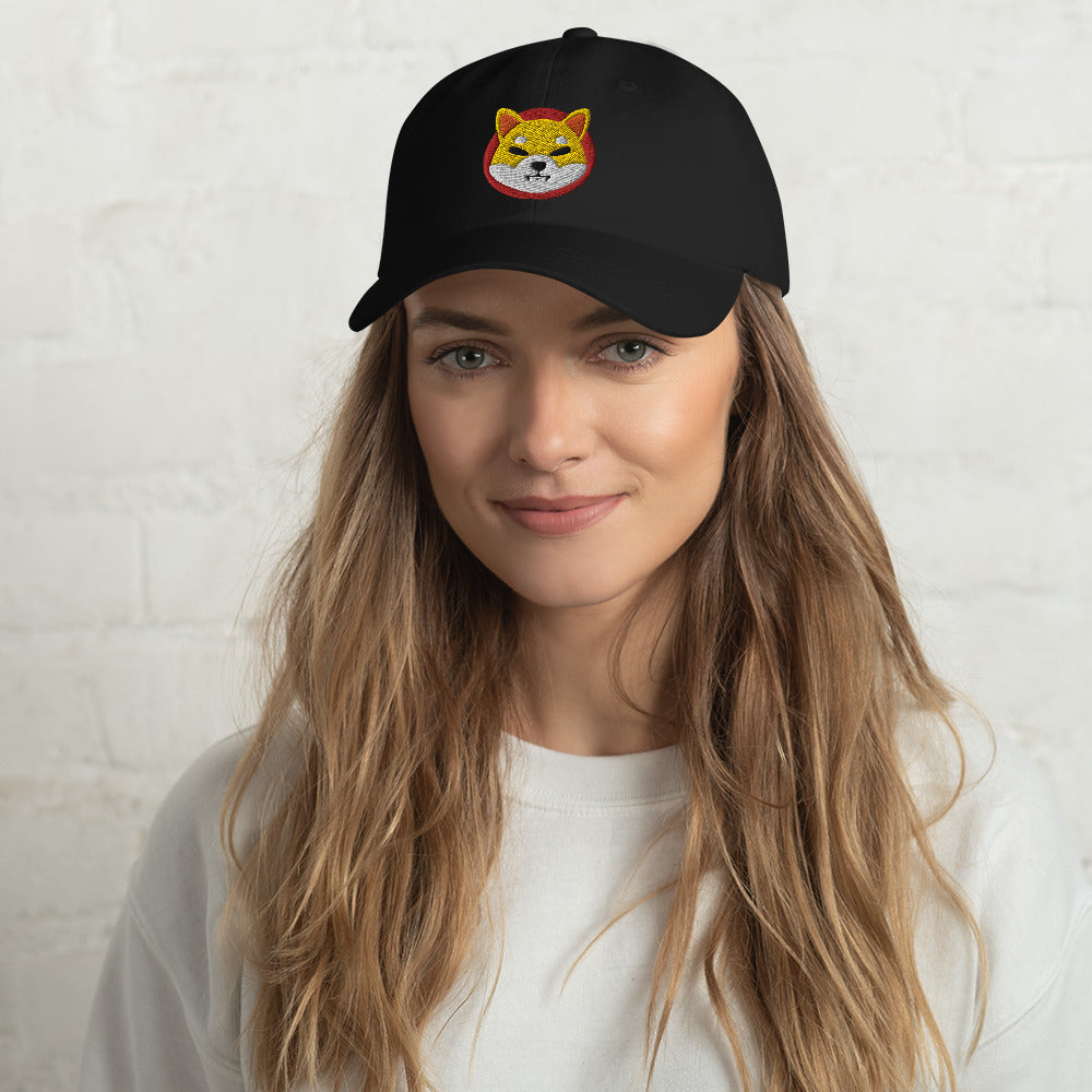 Shiba Inu Embroidered Dad Hat