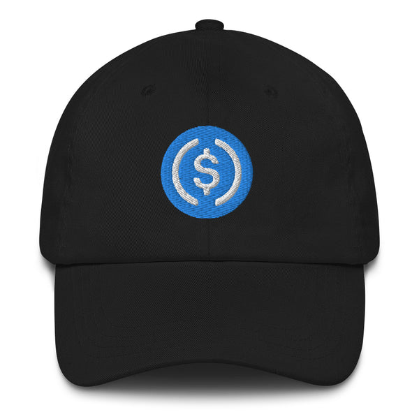 USD Coin Embroidered Dad Hat