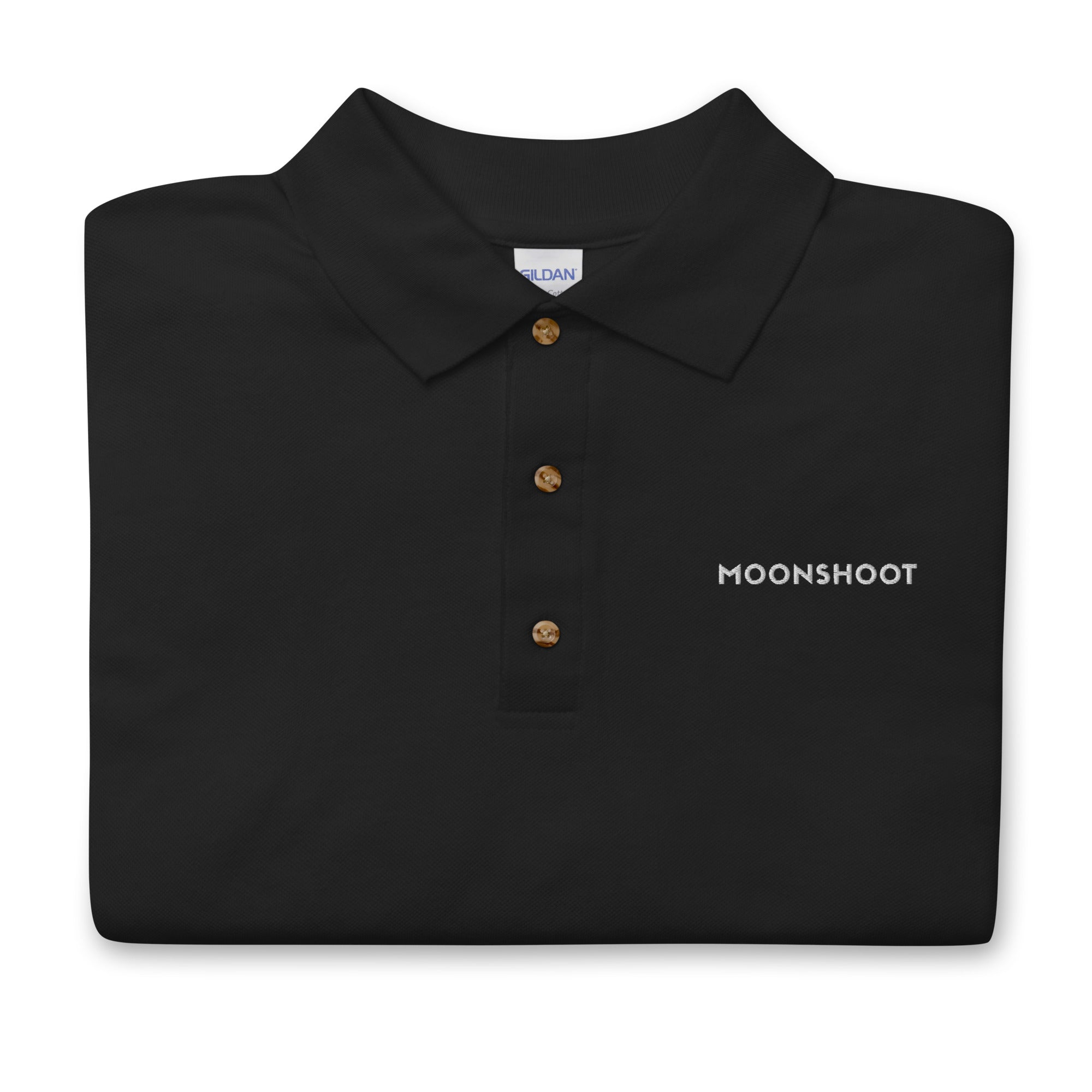MOONSHOOT Signature Logo Embroidered Polo Shirt