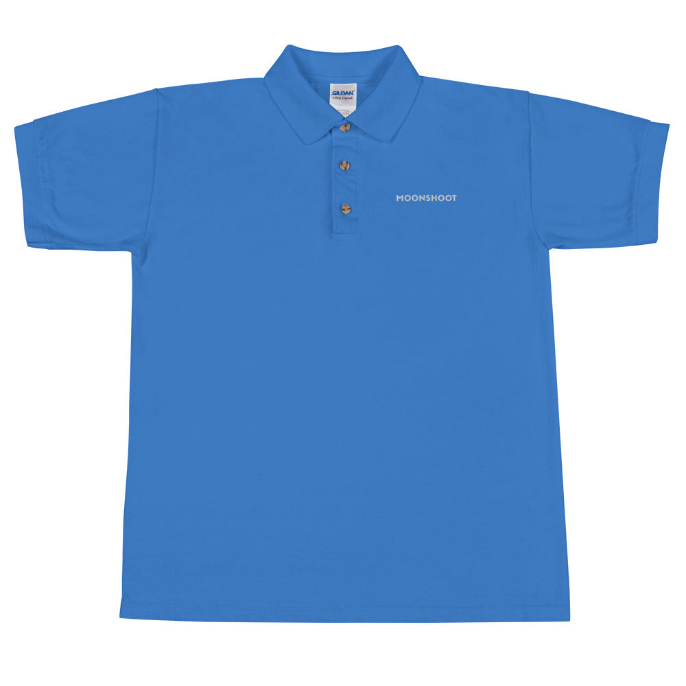 MOONSHOOT Signature Logo Embroidered Polo Shirt
