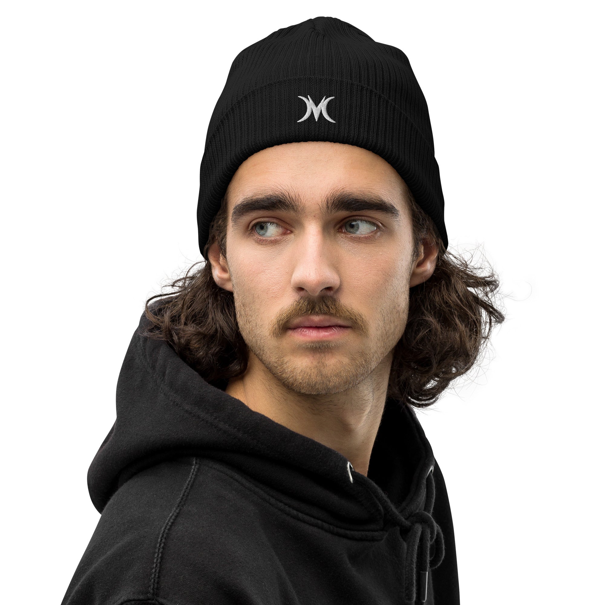 MOONSHOOT Signature Organic Ribbed Beanie