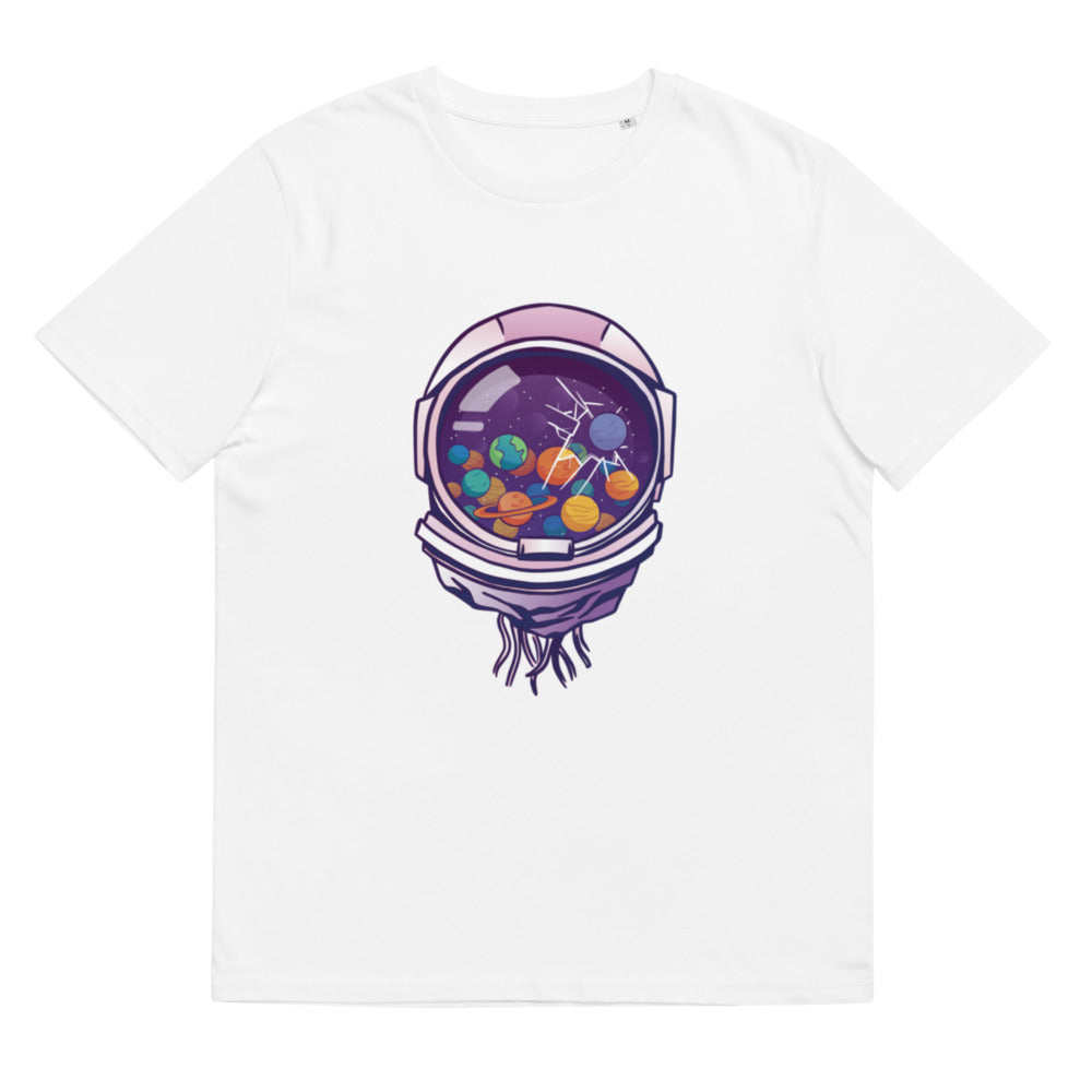 Astronaut Helmet Organic T-Shirt